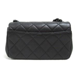 Chanel Chain Shoulder Caviar Black Skin